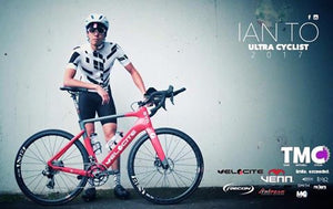 Velocite Sponsoring Ultra Cyclist - Ian To