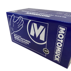 Motomuck Black Nitrile Workshop Gloves