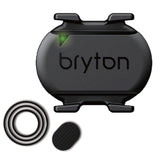 Black Bryton device with additional components on a white background