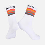 Monton Grippy Holiday White Cycling Socks - Women's