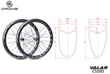 *NEW* OROME VALAR CS50D 50mm Wave Carbon Disc Wheelset
