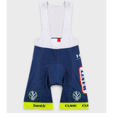 Santic Men’s Padded Cycling Bib Shorts – Navy/Fluro - Size NZ 2XL