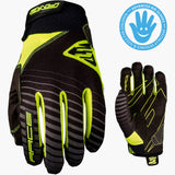 FIVE BMX RACE GLOVES - fluoyellow
