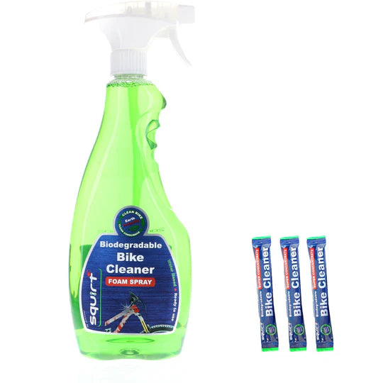 Squirt Biodegradable Bike Cleaner - 750ml Spray & Sachets