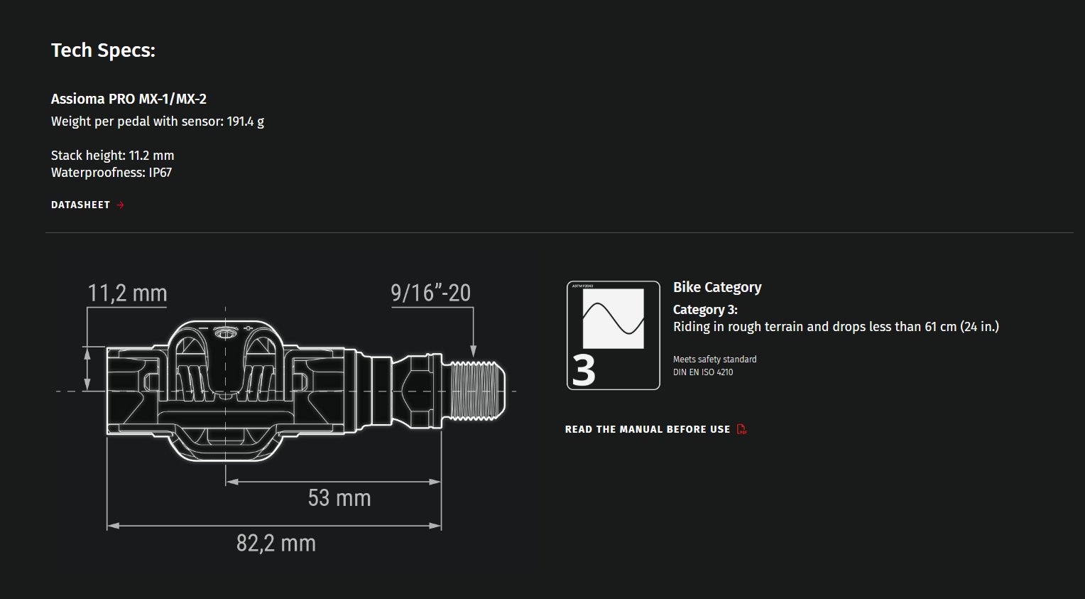 Favero ASSIOMA PRO MX-1 (MTB & Gravel power meter pedals with