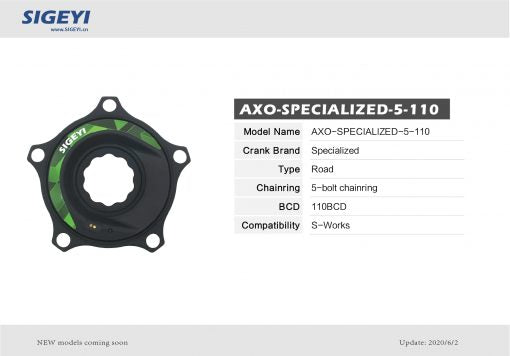 Sigeyi AXO Power Meter for Specialized