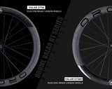 Orome Valar Carbon Wheelsets - BH Series Disc & Rim 56mm