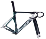 Image of Elves frameset in colour: Silver & Green Gray Chameleon