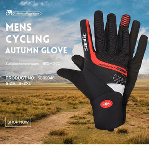 Santic Cycling Gloves Full Finger - Trevs Cycle Shop
