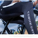Santic Mens Cycling Bib Tights (Padded Warm Fleece) - Trevs Cycle Shop