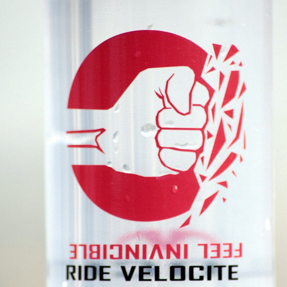 Velocite water bottle - Fist logo - Trevs Cycle Shop