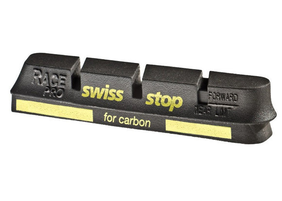 SwissStop RacePro Black Prince Brake Blocks (Carbon) - Campagnolo 10/11/12 Speed