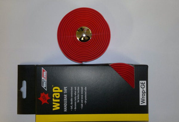 Wrap HandleBar Tape Red Cork Gel