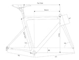 Elves Vanyar Rim Brake Frameset Only (Various Colours) UCI Approved