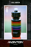 Skull Monton Cycling Water Bottle Rainbow (Black or White)